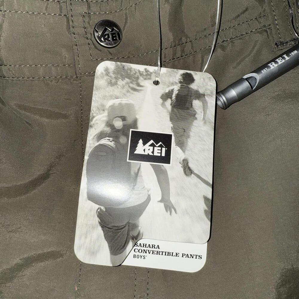NWT REI Co-op Sahara Convertible Cargo Pants With Whistle Olive Xl (16/18) - Picture 8 of 10
